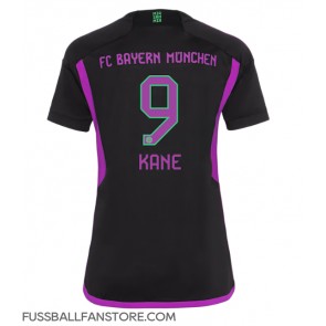 Bayern Munich Harry Kane #9 Replik Auswärtstrikot Damen 2023-24 Kurzarm